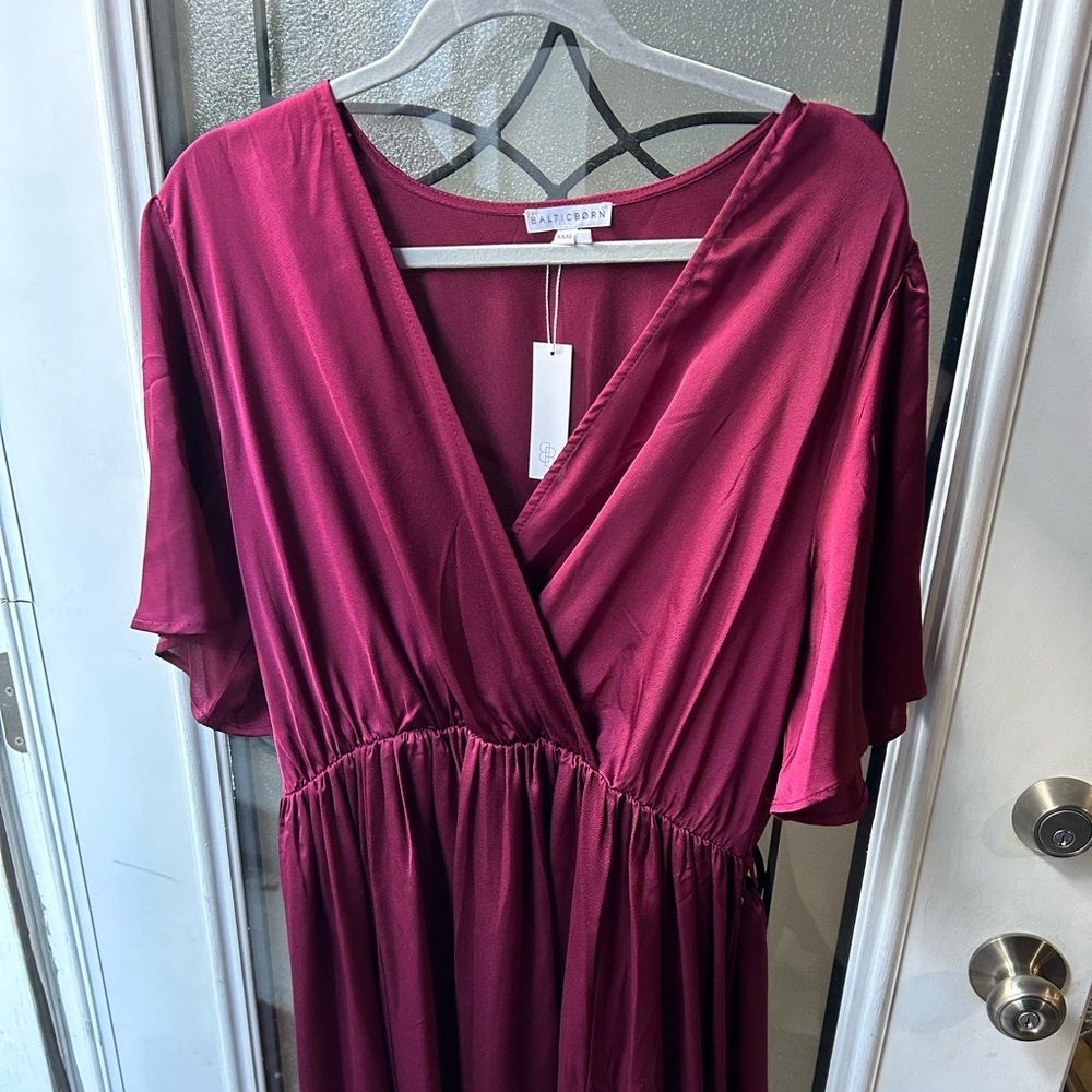 3XL Baltic Born Sicily Dress in “Mulberry”